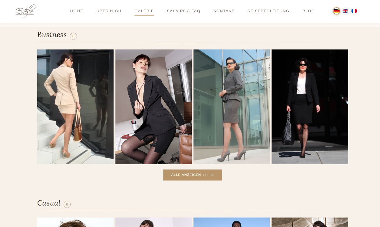 Estelle’s Exclusive – High-End Independent-Präsenz mit Custom-Video-Engine – Laptop